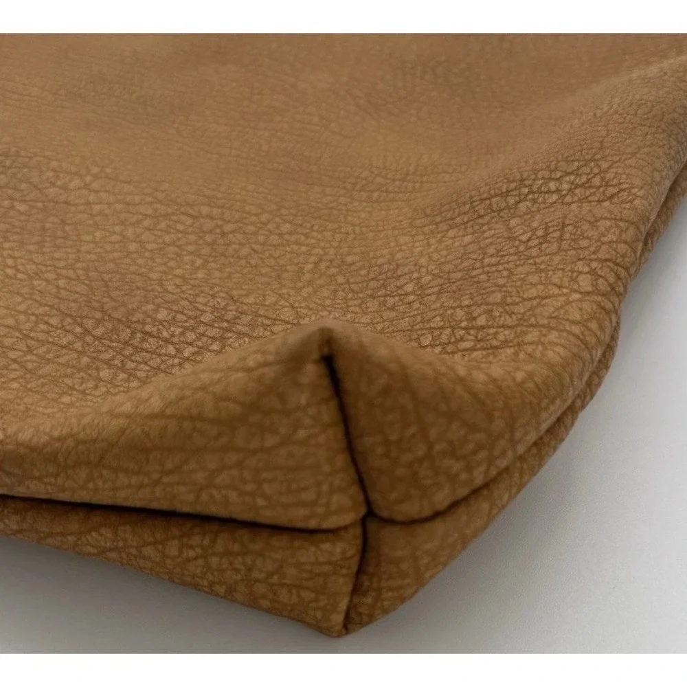 Free People Vegan Cracked Leather Large Tote/Cosmetic/Laptop Computer Bag